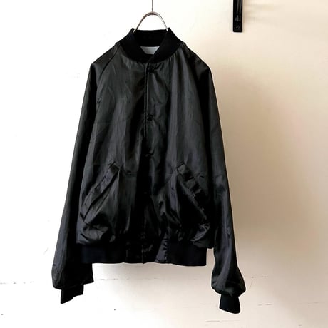 90's Chevrolet Heartbeat of America Embroidery Logo Satin JKT (made in USA)