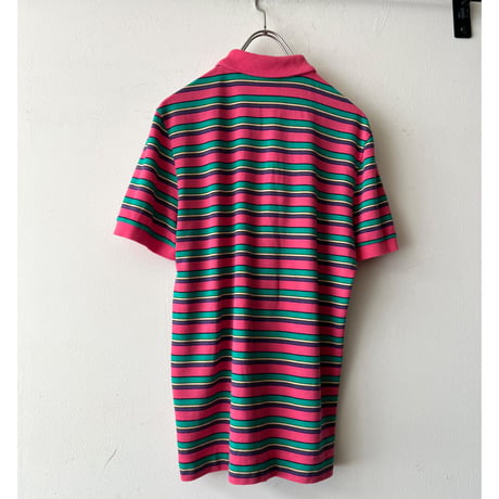 LACOSTE Embroidery Logo Border Polo-Shirt