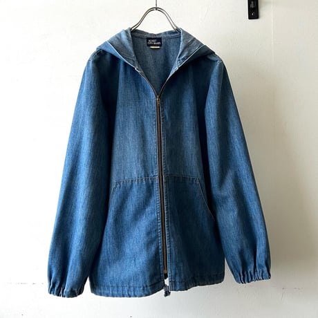 60-70's Vintage Denim Zip-up Hoodie