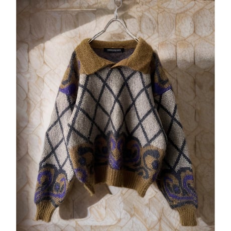 Vintage Mohair Knit Short Sweater