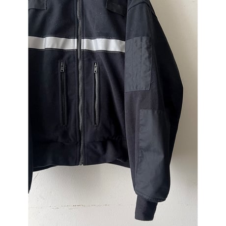 UK Police Reflector Line Windproof Fleece JKT (size: Large/Short)