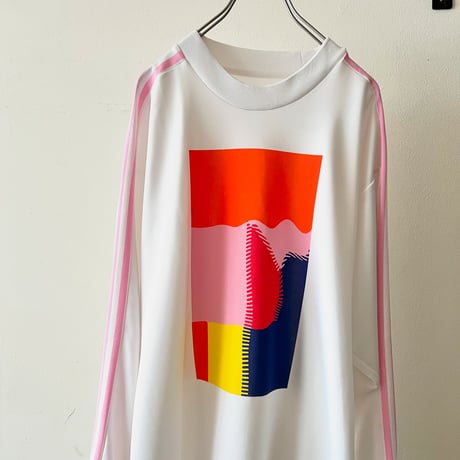 adidas Graphic Print 3Line Design Long Sleeve Tee