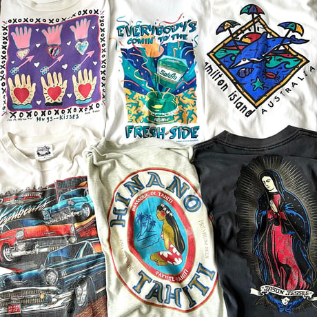 90's Andy's Classic Car Print Tee (made in USA)