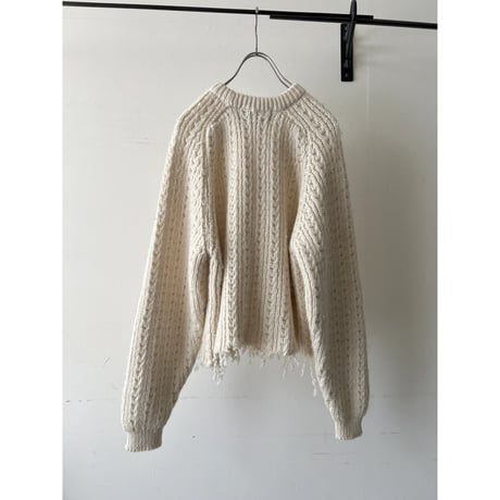 Vintage Short Aran Knit (made in Britain)