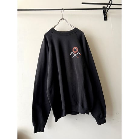 90's Welding Back Print Design Sweat (made in USA)