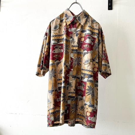 Tori Richard "MARQUISES" Pattern Cotton Aroha Shirt