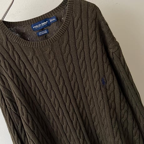 Ralph Lauren Embroidery Logo Cotton Knit Sweater