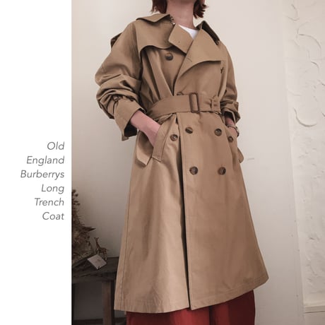 90's England Burberrys Longトレンチコート