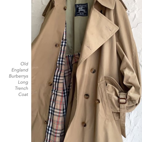 90's England Burberrys Longトレンチコート