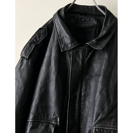 80-90's Euro A-2 type Leather JKT