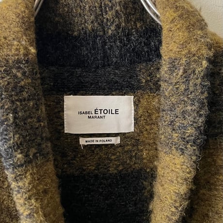 ISABEL MARANT ÉTOILE Plaid Pattern Wool Coat (made in Poland)