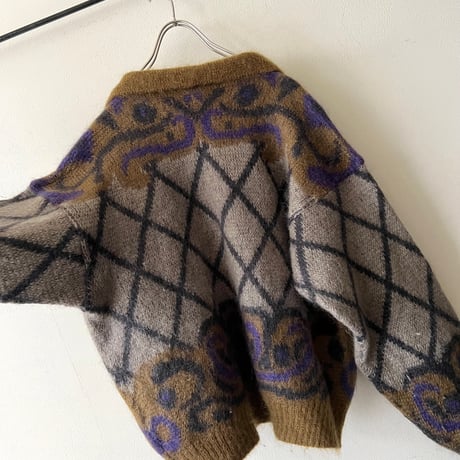 Vintage Mohair Knit Short Sweater