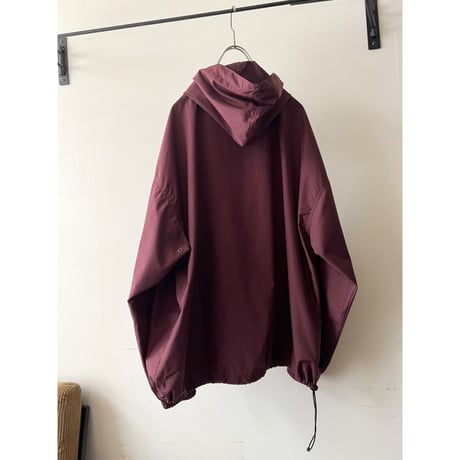 US Vintage School Logo Print Nylon Anorak Parka