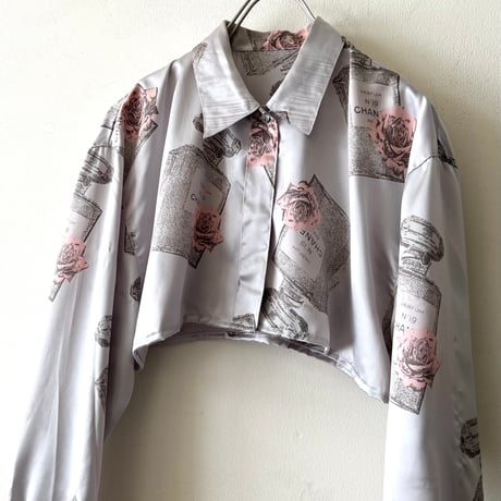 Vintage Scarf Pattern  Short Remake Blouse