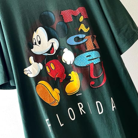 90's Velva Sheen Mickey Mouse Print Tee (made in USA)