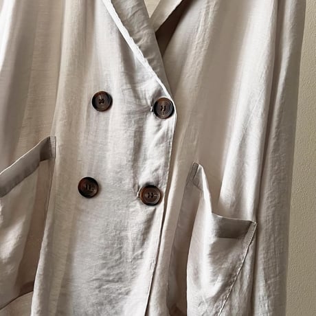 Greige Color Sheer Shirt JKT
