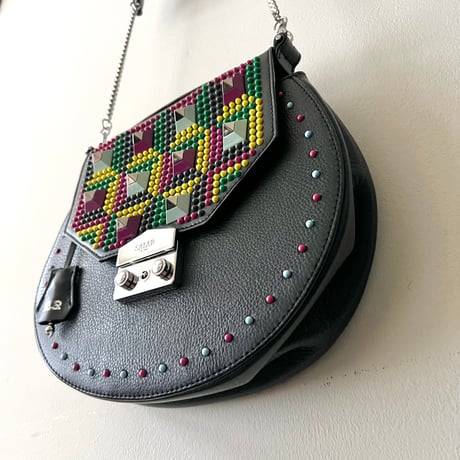 SALAR milano Studs Design 2way Chain Shoulder Bag