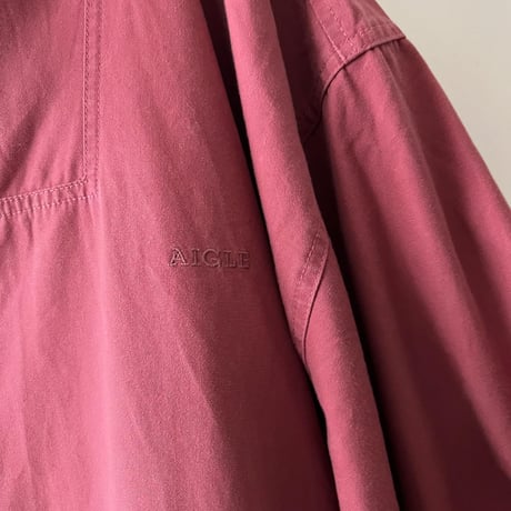 Old AIGLE Cotton Zip-up Parka