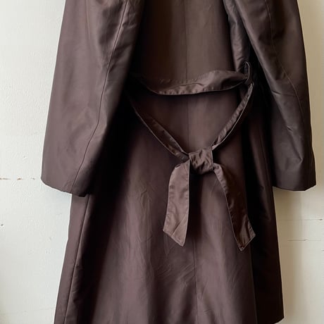 90's Burberrys' Boa Collar Balmacaan Coat (Euro made)