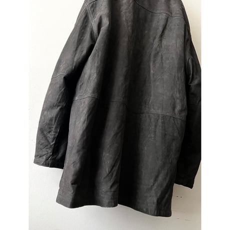 90's Euro Vintage "vera pelle" Leather Fireman JKT (made in Italy)