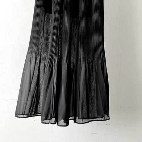 Old Sheer Pleat Wide Pants