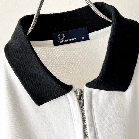 Fred Perry Embroidery Big Logo Half-zip Short Sweat