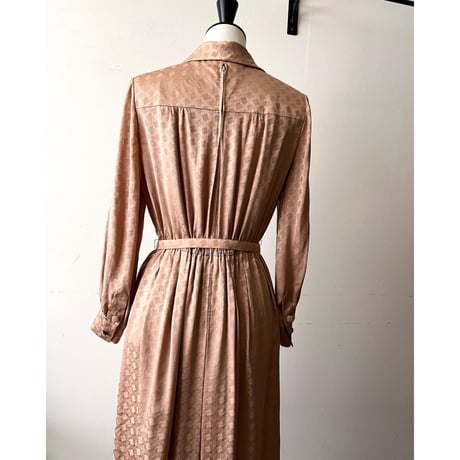 Vintage NINA RICCI Geometric Pattern Dress