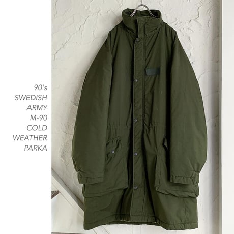 90's SWEDISH ARMY M-90 COLD WEATHERパーカー