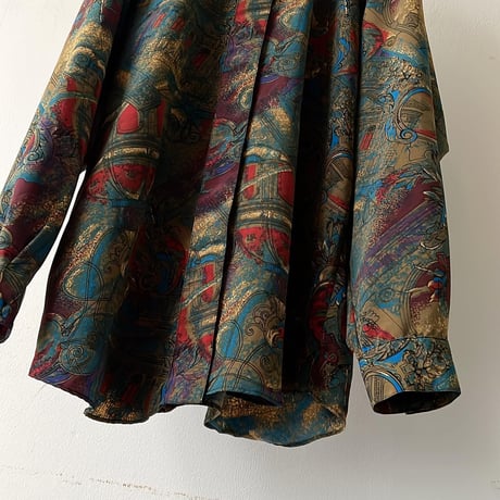 Vintage Art Pattern Shirt Blouse