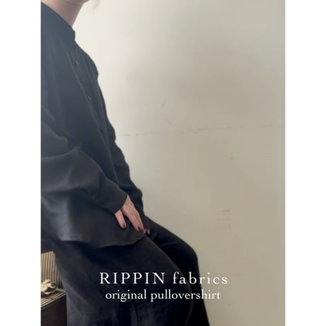 ヘンリーネックプルオーバーシャツ