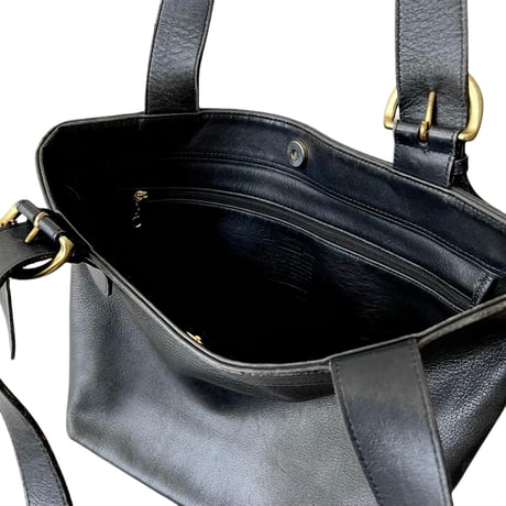 90's Old Coach Leather Tote Bag (made in Costa Rica)