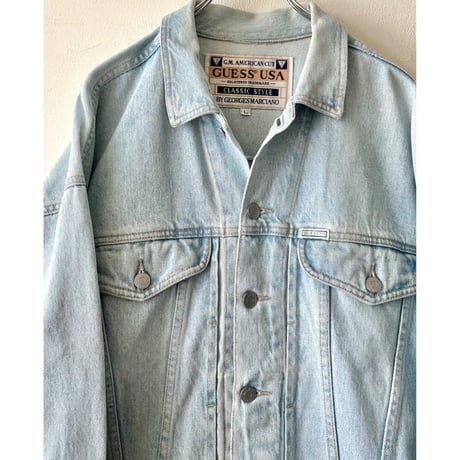 90's GUESS Denim Trucker JKT (made in USA)