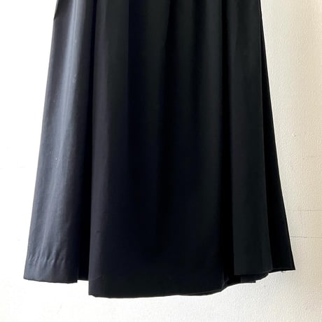 Vintage Waist Tuck Long Flare Skirt