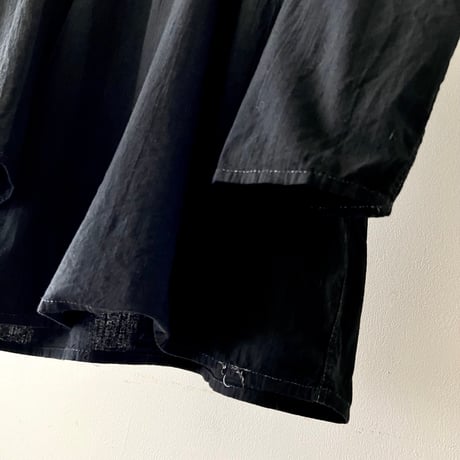 80's USSR ARMY Sleeping Pullover (deadstock) "Blach Dyed Remake"
