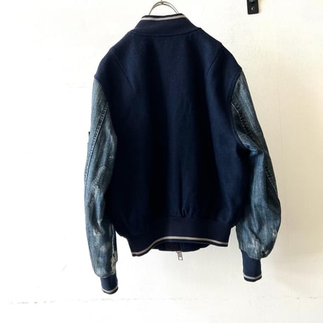 Diesel Crushed Denim Sleeve Award JKT