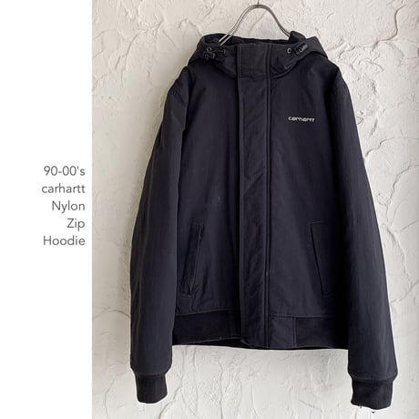 90-00's carhartt Nylon Zipフーディー