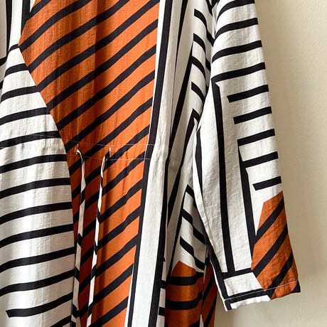 ELK Geometric Stripe Maxi Dress