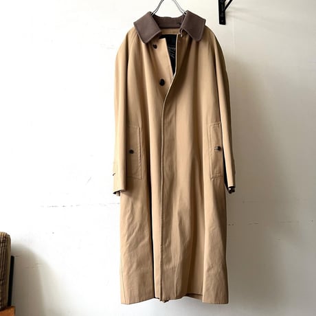 Old Burberry Wool Collar Balmacaan Coat