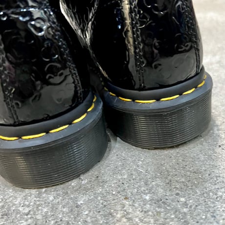 Dr.Marten's Emboss Leopard Pattern Patent 8eye Boots