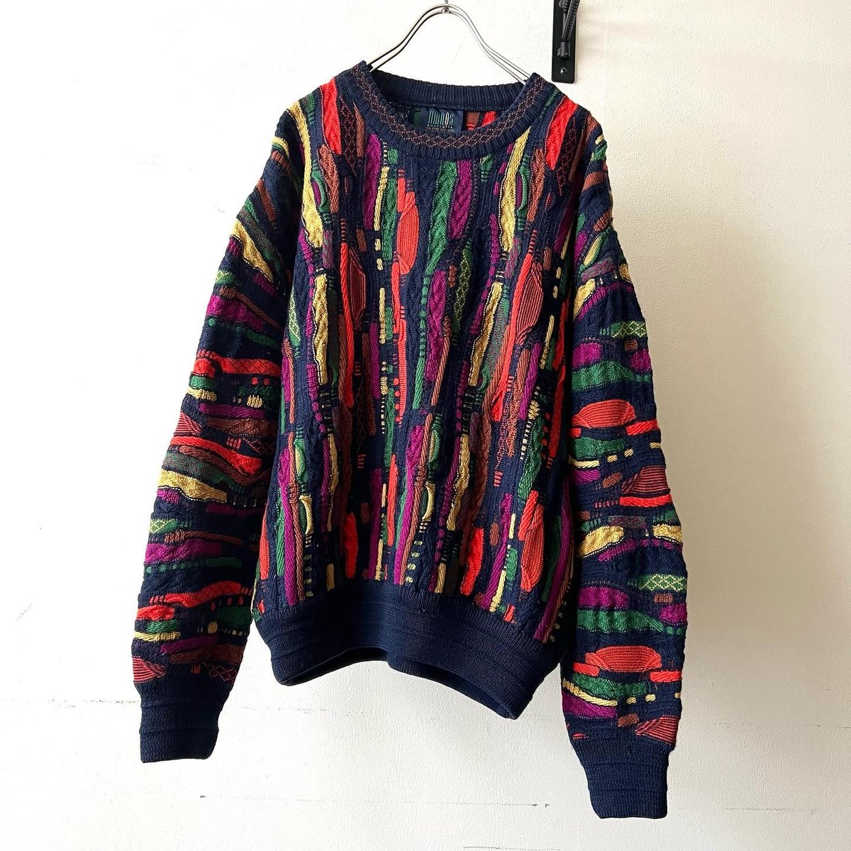 90's Limnos 3D Design Knit Sweater (made in Australia)