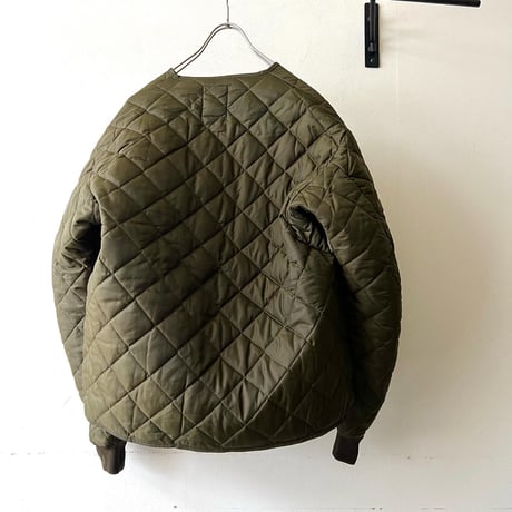 80's Dutch Army No Collar Quilting Liner JKT (deadstock)
