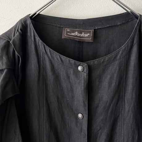 Euro Vintage Dolman Sleeve Linen Jumpsuit