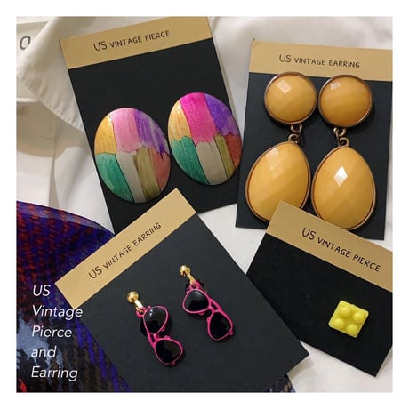US Vintage Sunglasses イヤリング