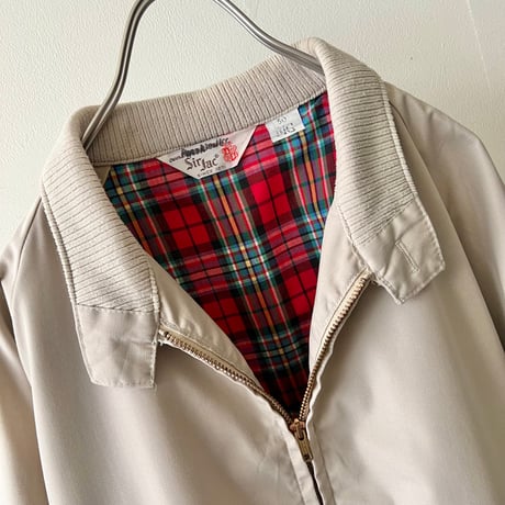 70's Sir Jac Check inner Drizzler JKT (made in USA)