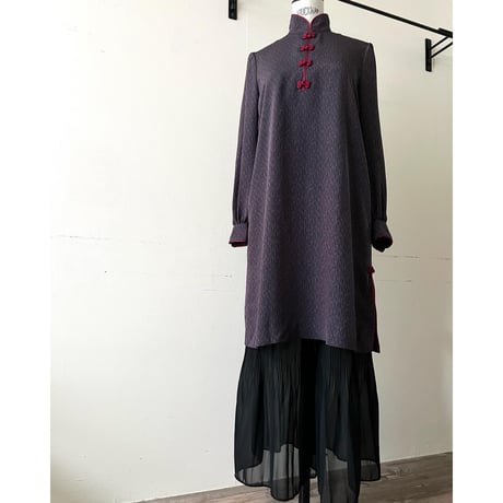Vintage Geometric Pattern China Design Dress