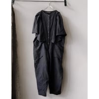 Euro Vintage Dolman Sleeve Linen Jumpsuit