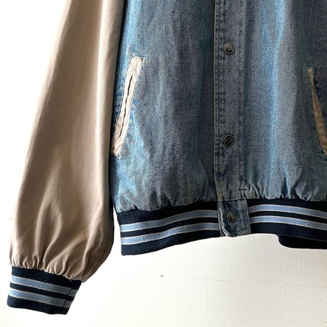 80-90's Embroidery Logo Denim Award JKT