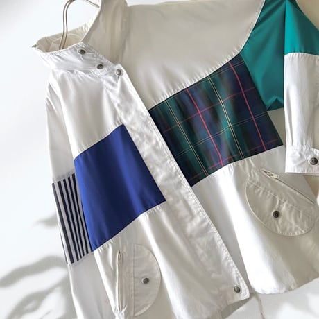 80-90's Switch Design Big Collar Nylon JKT
