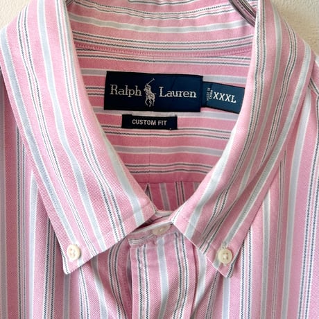 90's Polo Ralph Lauren Stripe Pattarn Shirt