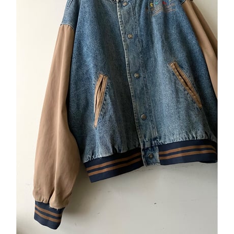 90's Dunbrooke Embroidery Design Denim Award JKT